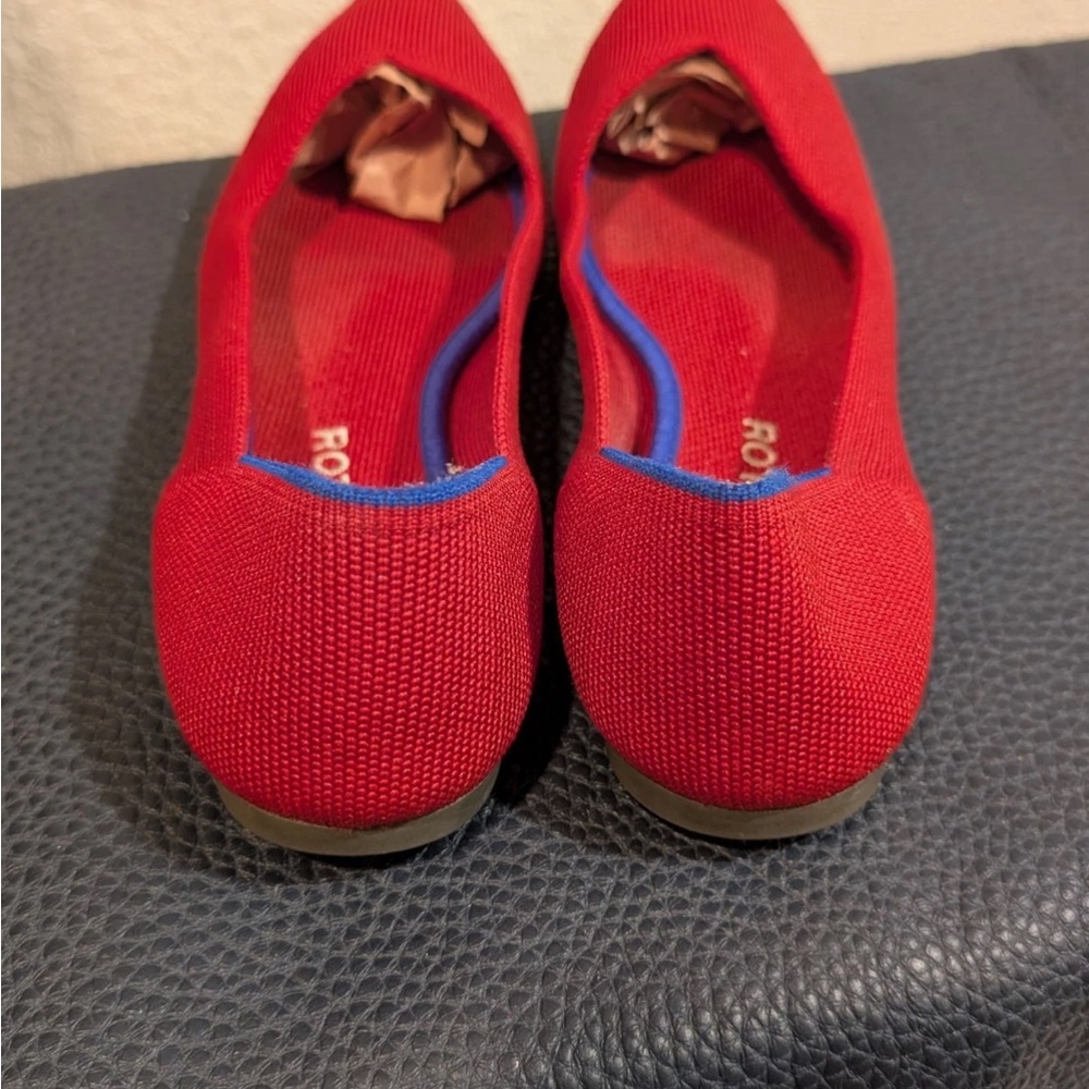 NWT Rothy's Vibrant Red Pointed Flats size 7 - Picture 3 of 4